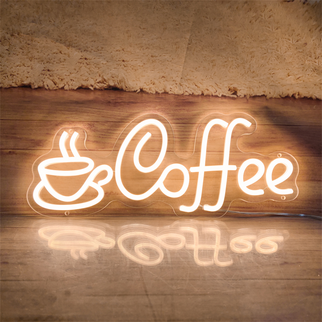 Coffee Tea Neon Sign - LED 커피 네온 사인 USB 전원