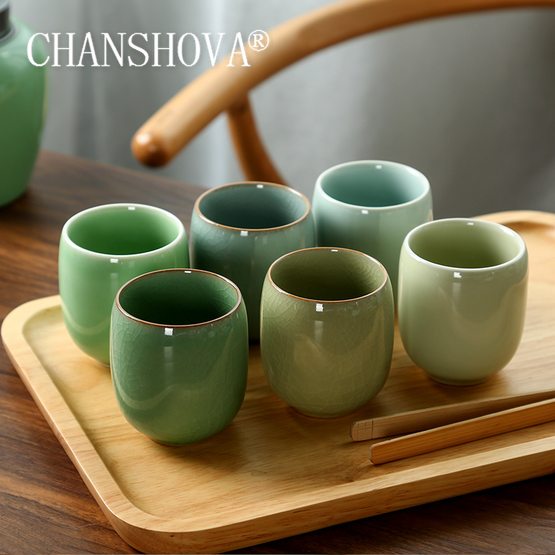 Coffee Tea Pictures - CHANSHOVA-도자기 찻잔 세트, 중국 전통 스타일,