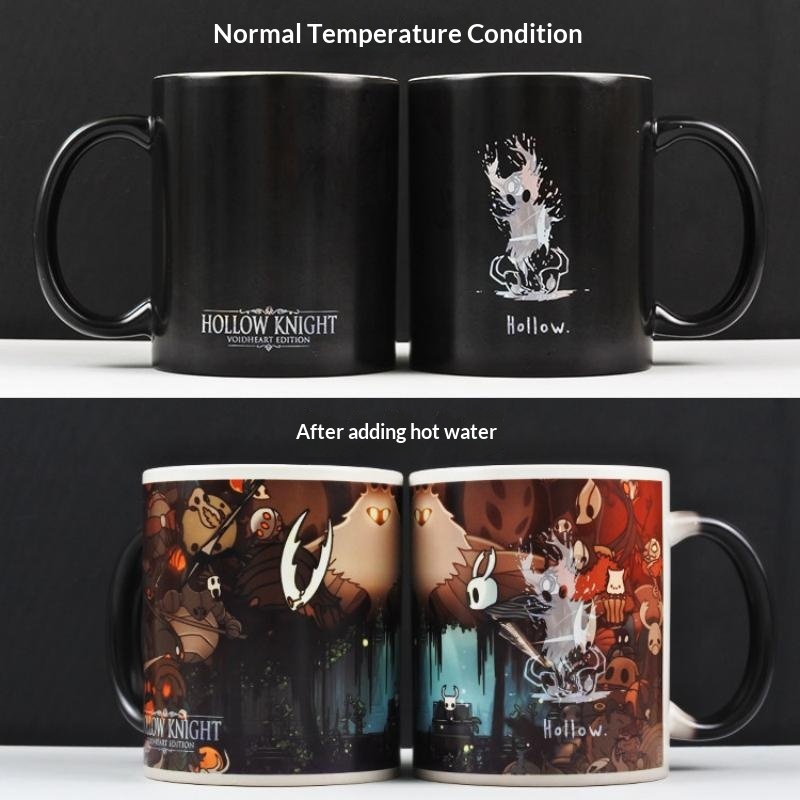 Double Wall Mug - Hollow Knight 열에 민감한 색상 변경
