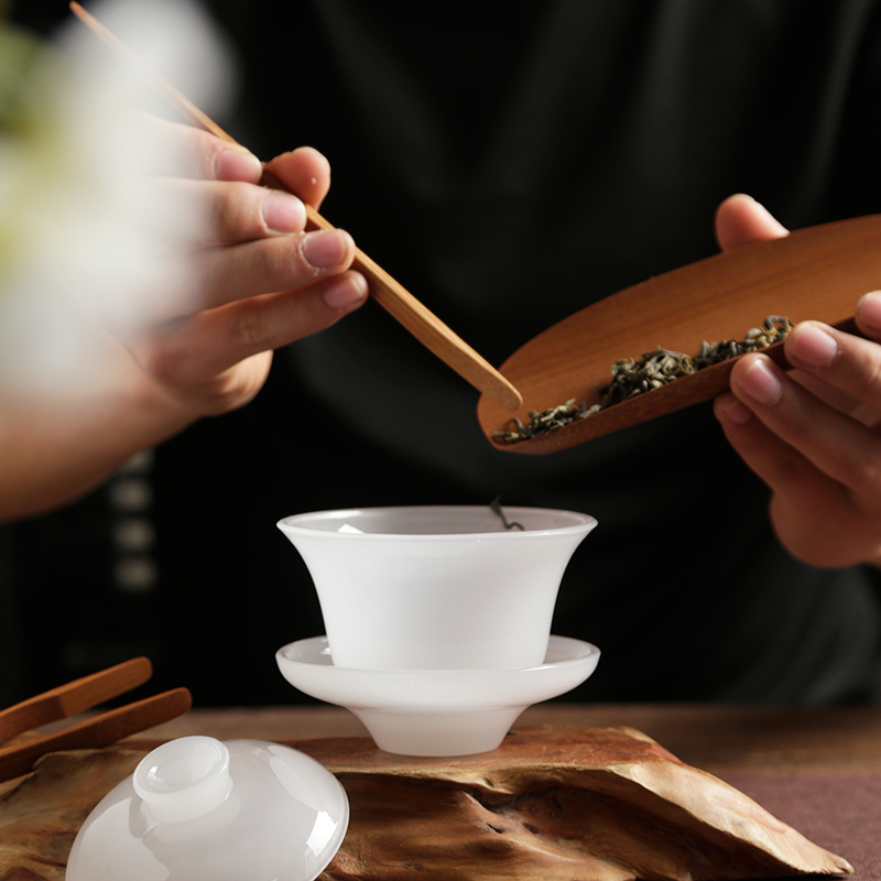 3개 세트 세라믹 티스푼 중국식 쿵푸 차 도구 커피 및 - Coffee Tea And Leaf 리뷰 및 가격