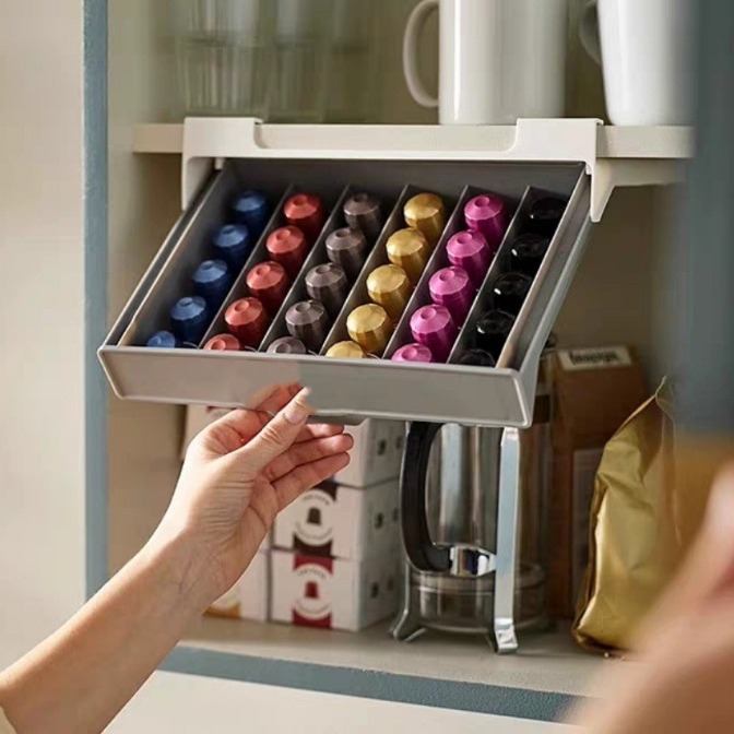 커피 캡슐 홀더 캡슐 커피 티백 보관 랙 서랍 정리함  - Coffee Tea Organizer 리뷰 및 가격