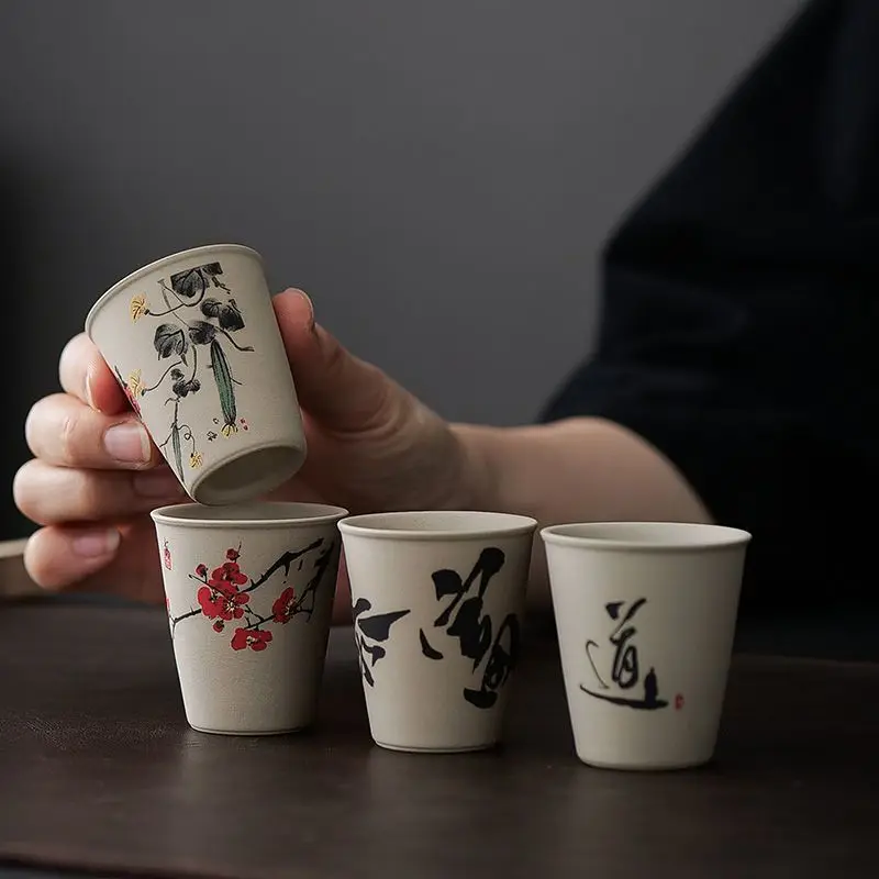 INS 새로운 거친 세라믹 찻잔 중국어 높은 가격 찻잔 - Coffee Tea Set Up 리뷰 및 가격