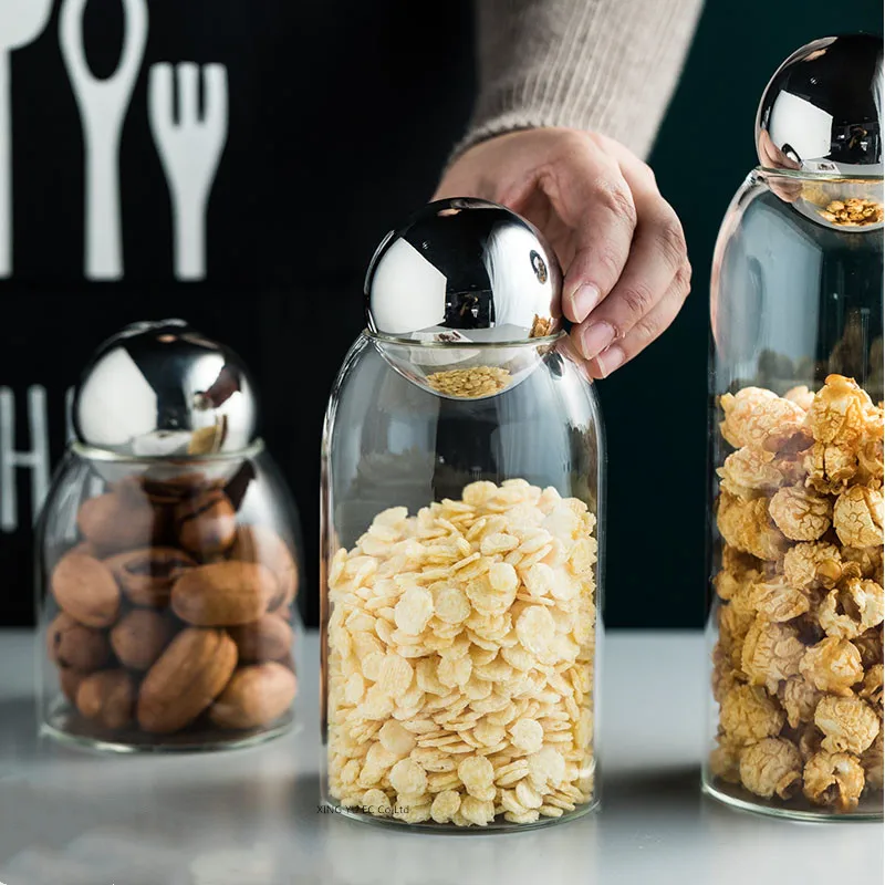 골든 코르크 커버 유리 스토리지 항아리 주방 음식 보관 - Coffee Tea Organizer 리뷰 및 가격