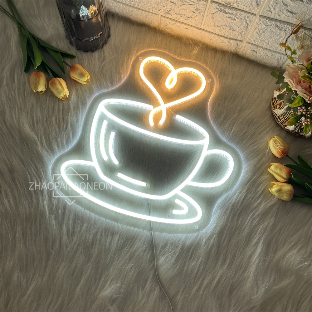 커피 차 네온사인 커피숍 LED 벽 장식 비즈니스 네온 - Coffee Tea Neon Sign 리뷰 및 가격