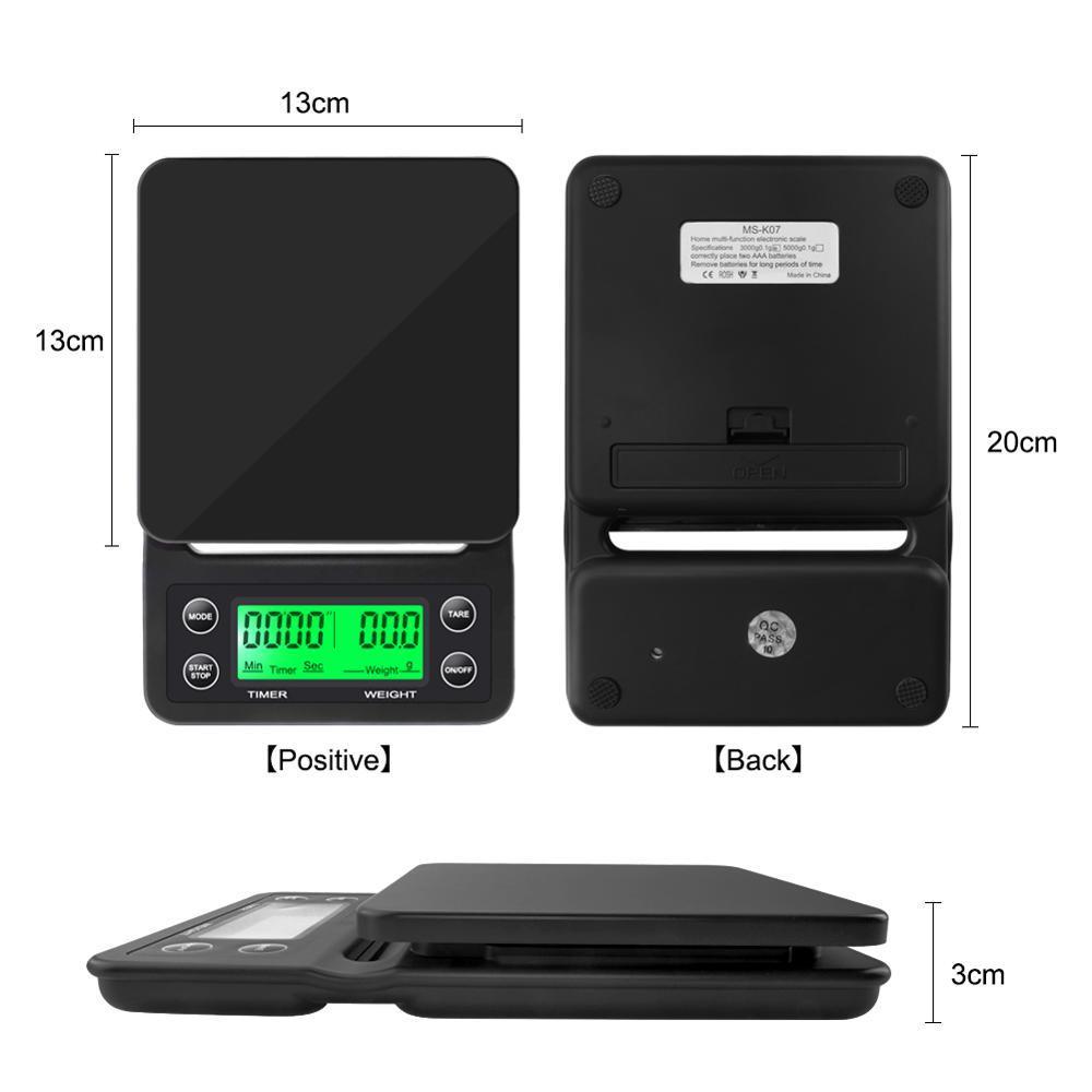 3kg/0.1g 5kg/0.1g 타이머가 있는 드립 커 - Coffee Bean Scale 리뷰 및 가격