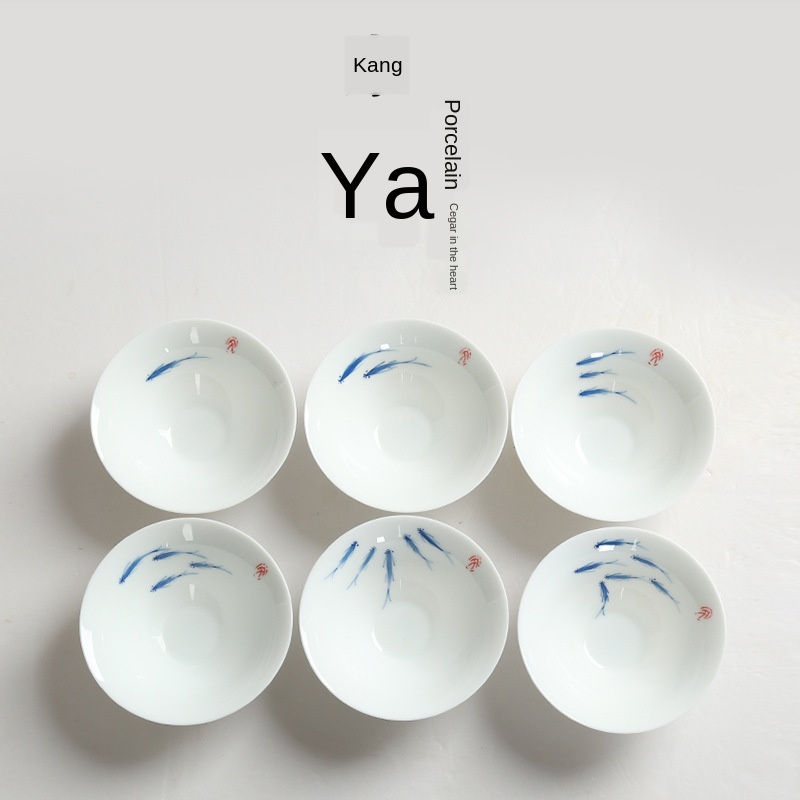 손으로 그린 세라믹 찻잔, 쿵푸 찻잔, 향수를 불러일으 - Coffee Tea Set Up 리뷰 및 가격