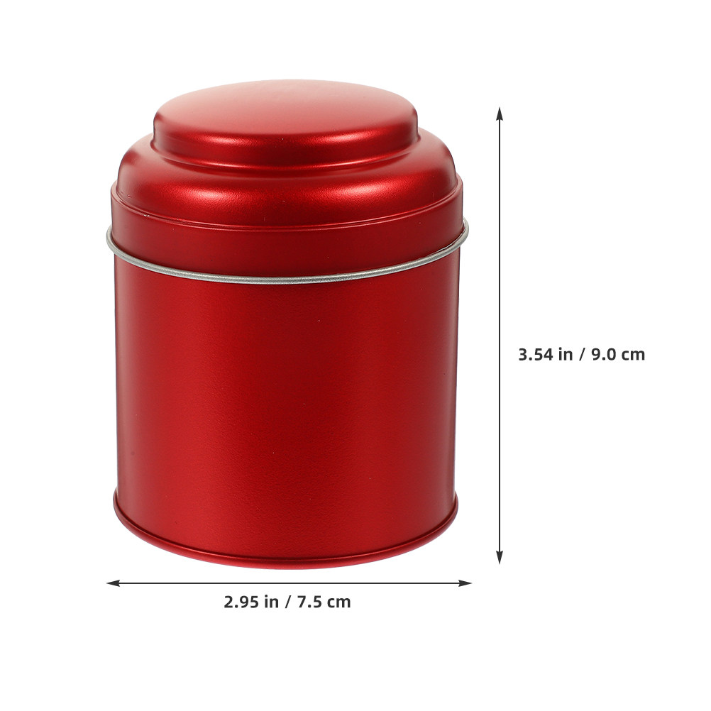2개 세트, 둥근 모양의 철제 차통, 밀폐 가능한 금속 - Canister Coffee Sugar Tea 리뷰 및 가격
