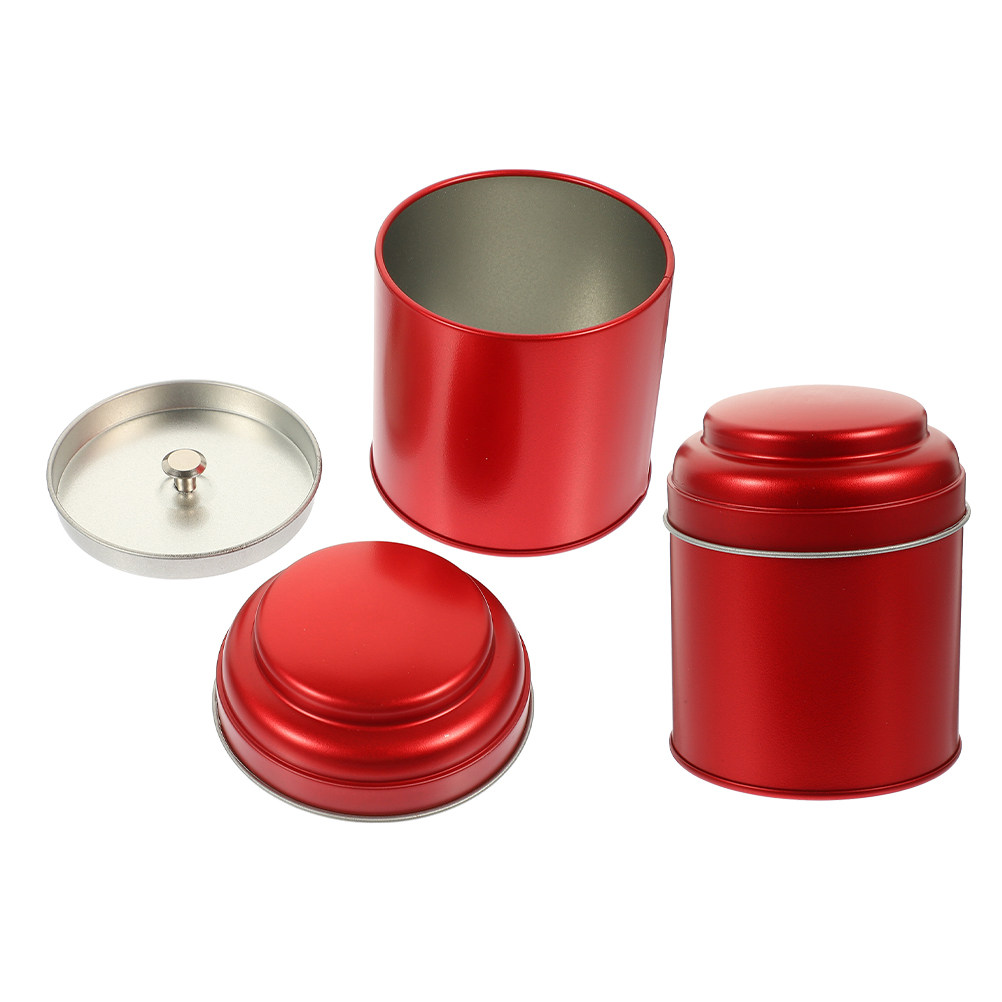 2개 세트, 둥근 모양의 철제 차통, 밀폐 가능한 금속 - Canister Coffee Sugar Tea 리뷰 및 가격