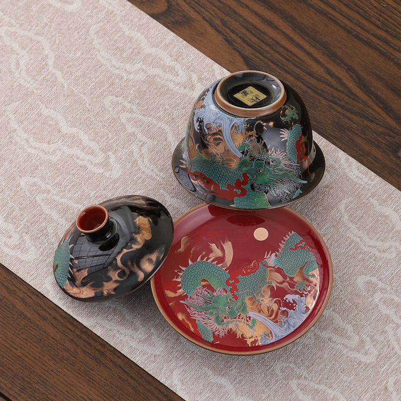 창의적인 레트로 세라믹 가이완 세트 찻잔 그릇 중국식  - Coffee Tea Set Up 리뷰 및 가격