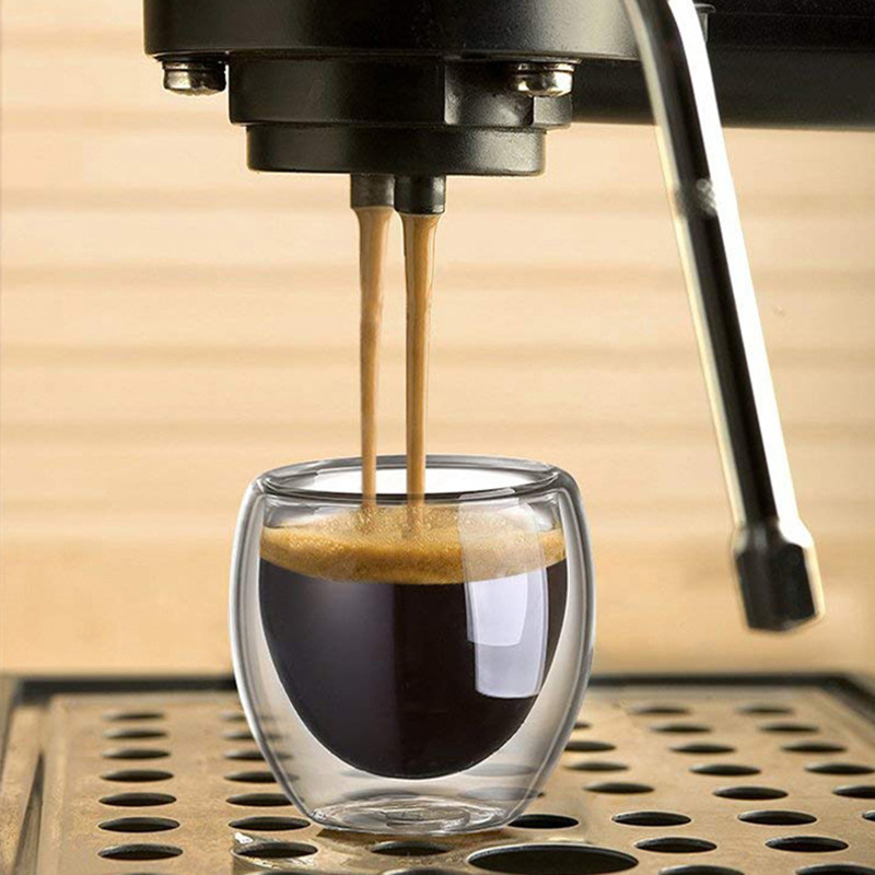 이중 벽 유리 커피 머그잔 유리 머그잔 이중 벽 카푸치 - Coffee Tea Pictures 리뷰 및 가격