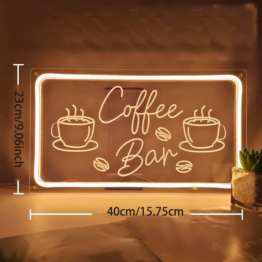 커피 바 네온 사인 LED 조광 가능 네온 조명 레스토 - Coffee Tea Neon Sign 리뷰 및 가격