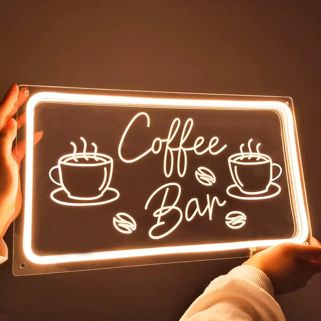 커피 바 네온 사인 LED 조광 가능 네온 조명 레스토 - Coffee Tea Neon Sign 리뷰 및 가격