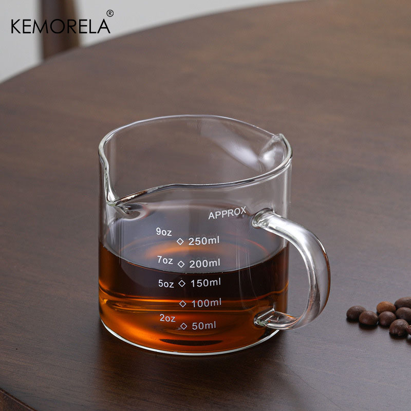 75/150ML 손잡이가 있는 유리 계량컵 에스프레소  - Coffee Bean Scale 리뷰 및 가격
