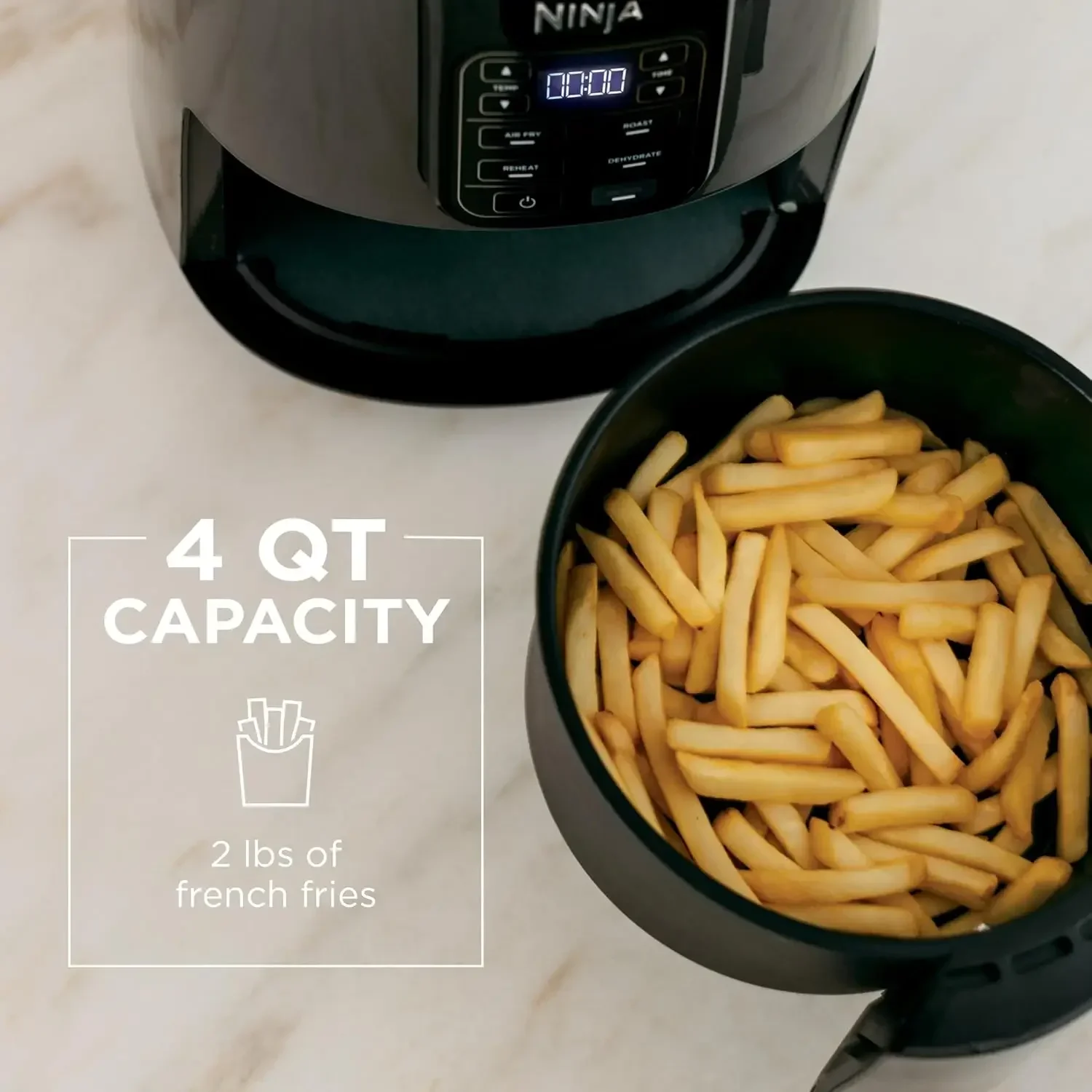 닌자 AF101 에어프라이어, 4쿼트 용량, 4가지 기 - Ninja Air Fryer Af101 리뷰 및 가격
