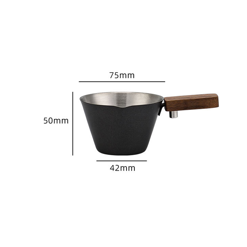 스케일이있는 120ML 에스프레소 측정 컵 나무 손잡이 - Coffee Bean Scale 리뷰 및 가격