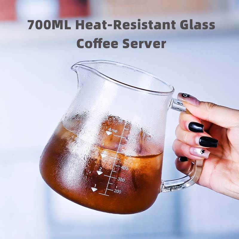 신제품 고보로실리케이트 700ml 유리 푸어 오버 커피 - Coffee Tea Set Up 리뷰 및 가격