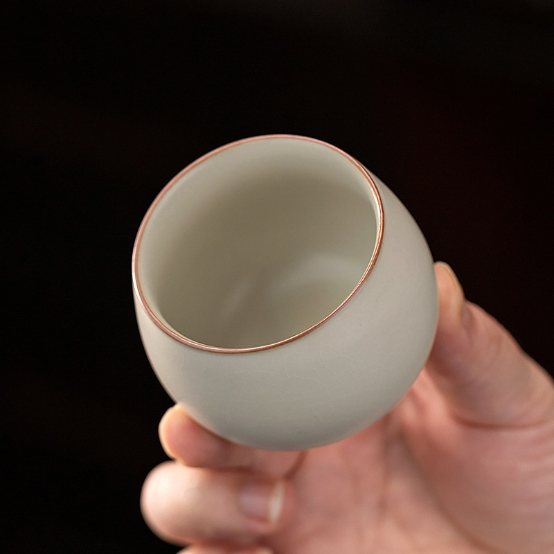 부드러운 노란색 루 가마 도자기 찻잔 개인용 마스터 컵 - Coffee Tea Set Up 리뷰 및 가격