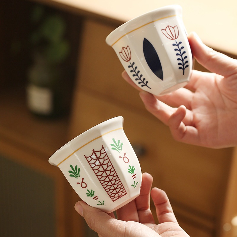 휴대용 에스프레소 커피 컵, 빈티지 중동 도자기 양초  - Coffee Tea Pictures 리뷰 및 가격