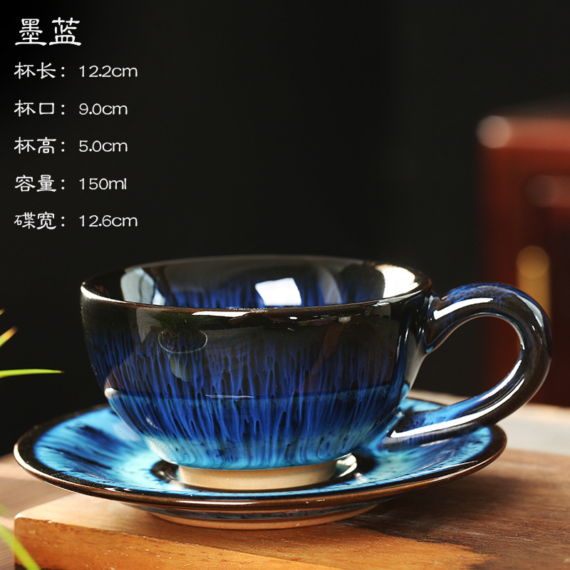 유럽 명품 와이어 드로잉 킬른 글레이즈 세라믹 커피잔  - Draw Coffee And Tea 리뷰 및 가격