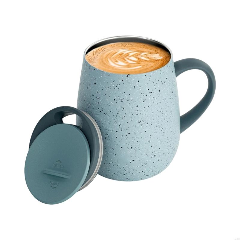 슬라이딩 뚜껑과 측면 손잡이가 있는 단열 커피 컵, 홈 - Coffee Tea Break 리뷰 및 가격