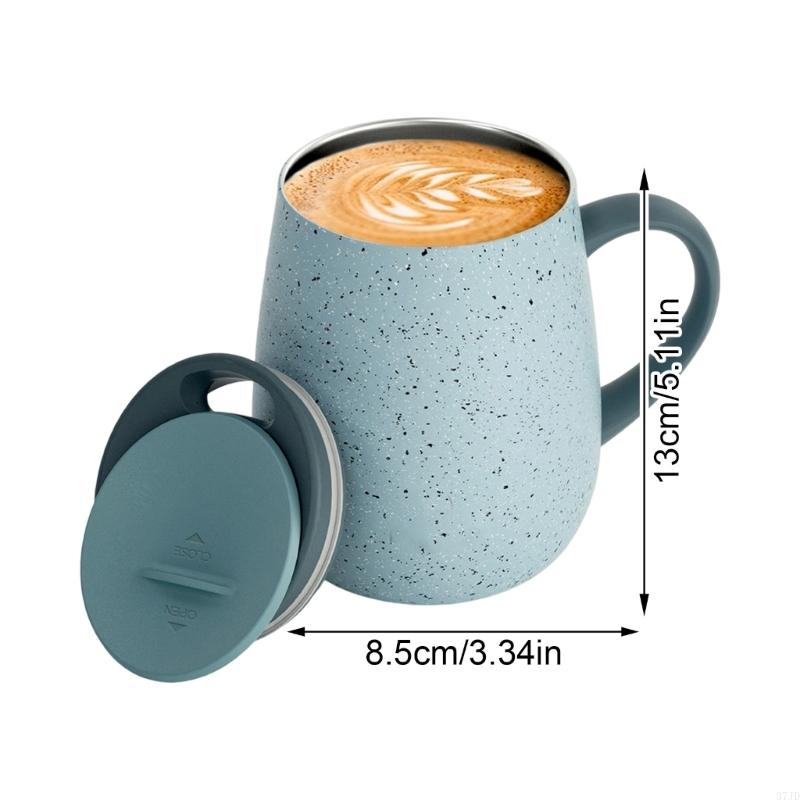 슬라이딩 뚜껑과 측면 손잡이가 있는 단열 커피 컵, 홈 - Coffee Tea Break 리뷰 및 가격