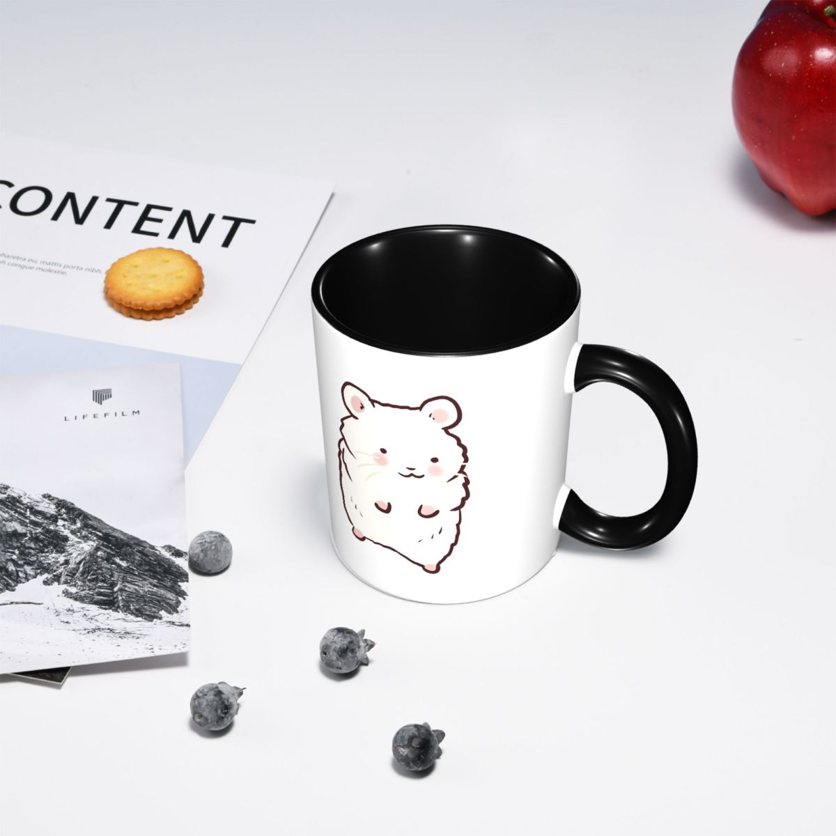 귀여운 햄스터 그림 머그잔 재미있는 세라믹 커피 컵 차 - Draw Coffee And Tea 리뷰 및 가격