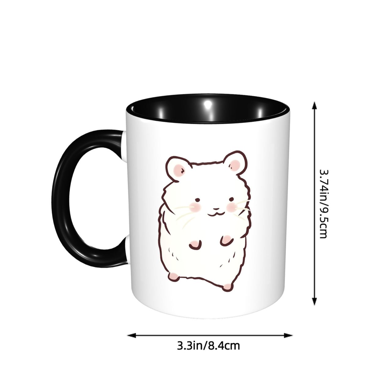 귀여운 햄스터 그림 머그잔 재미있는 세라믹 커피 컵 차 - Draw Coffee And Tea 리뷰 및 가격