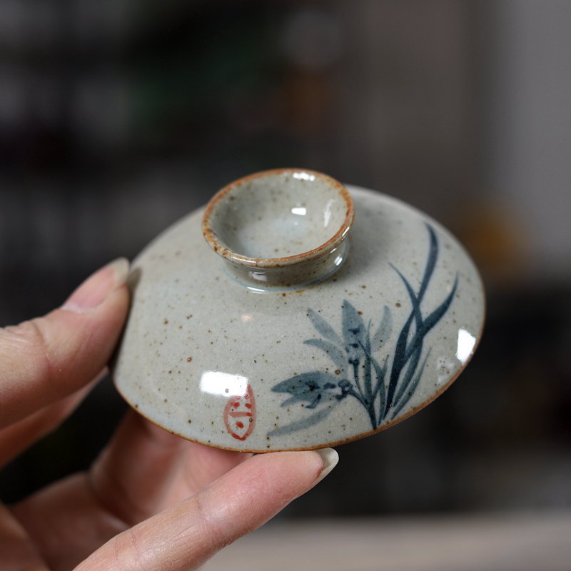 손으로 그리는 중국어 Sancai Gaiwan 도자기  - Coffee Tea Set Up 리뷰 및 가격