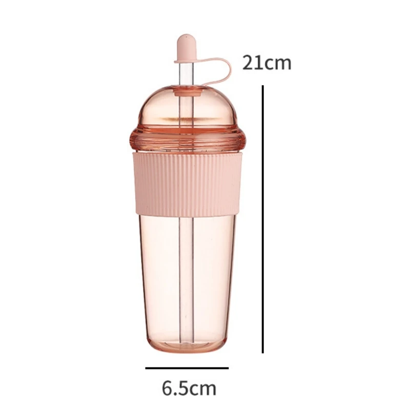 630ML 뚜껑과 빨대가 있는 휴대용 대용량 커피/우유 - Coffee Tea Pictures 리뷰 및 가격